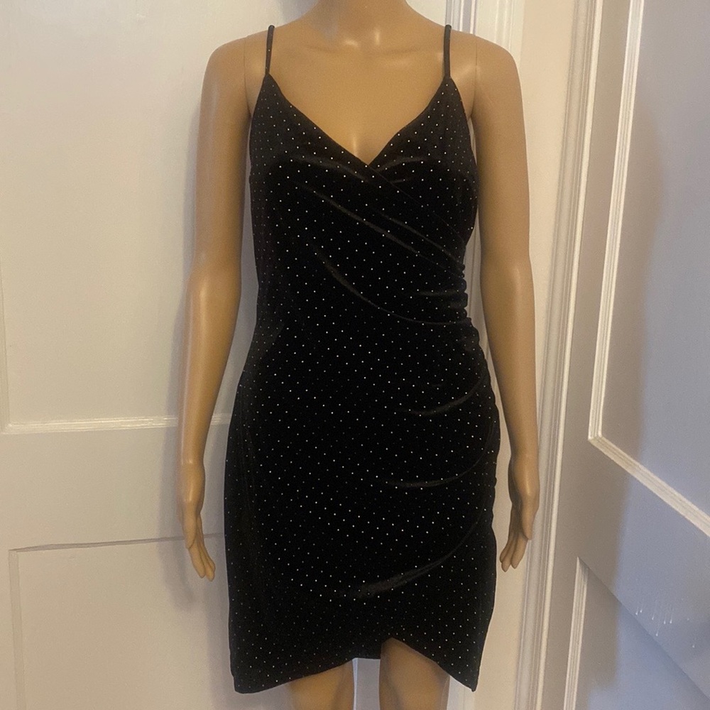 NWOT Velvet Ruched Dress